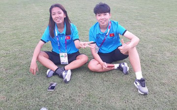 ĐT nữ Việt Nam hào hứng thăm sân đấu, chuẩn bị cho trận đầu tiên tại ASIAD 18