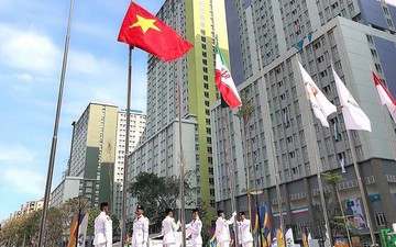 Lá cờ Việt Nam tung bay tại ASIAD, các VĐV háo hức chờ ngày khởi tranh  