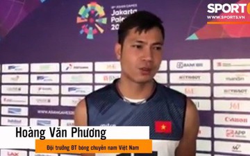 Đội trưởng ĐT bóng chuyền nam Việt Nam vui mừng sau chiến thắng bất ngờ trước Trung Quốc