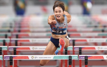 Nét đẹp của nữ hoàng tốc độ giành HCV 100 m vượt rào người Hàn Quốc 