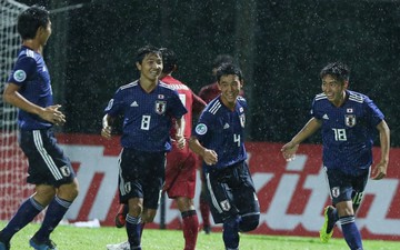 U16 Nhật Bản dội cơn mưa bàn thắng vào lưới U16 Thái Lan ở Vòng chung kết châu Á