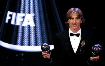 Modric tiếc vì Messi và Ronaldo không đến xem mình nhận giải The Best