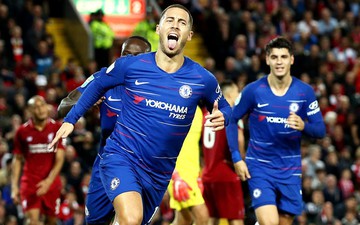 Hazard solo đẳng cấp, Chelsea khiến Liverpool nhận trận thua đầu tiên mùa này