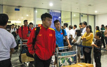 Kết thúc chuyến tập huấn Nhật Bản, U19 Việt Nam đã về tới Hà Nội hướng tới giải Tứ hùng 