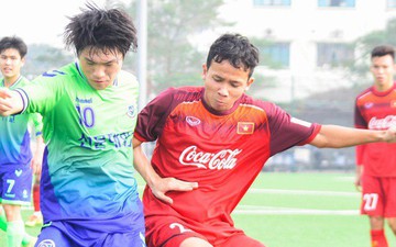 Bất chấp cái Tết cận kề, các cầu thủ U22 Việt Nam vẫn quyết tâm tập luyện, thi đấu với đội bóng Hàn Quốc