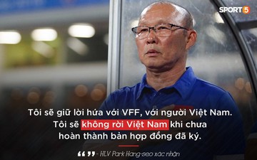 Tuần qua họ nói gì: HLV Park Hang-seo khẳng định sẽ không rời Việt Nam
