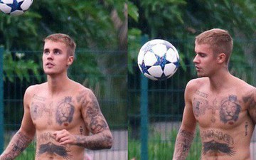 Quá dễ dãi với tình yêu bóng đá, Justin Bieber là mục tiêu chỉ trích của người hâm mộ túc cầu