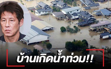  HLV tuyển Thái Lan tạm dừng công việc về Nhật Bản gấp chăm lo gia đình sau siêu bão khủng khiếp nhất lịch sử.