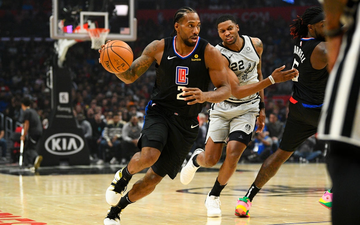 NBA 19-20: Kawhi Leonard tỏa sáng ở nửa sau trận đấu, Los Angeles Clippers giành chiến thắng chung cuộc trước San Antonio Spurs