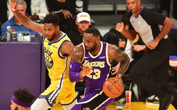 NBA 19-20: Áp đảo ở khu vực dưới rổ, Los Angeles Lakers vẫn dễ dàng “hủy diệt” Golden State Warriors 