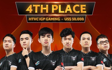 Thi đấu bạc nhược, HVTC IGP Gaming kết thúc AIC 2019 với vị trí thứ 4 chung cuộc