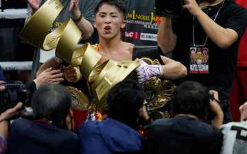 "Quái vật" Naoya Inoue đánh bại đối thủ nặng ký người Philippines, chính thức thống trị tại hạng gà của quyền Anh thế giới