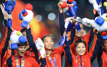 U22 Việt Nam nhận được lời chúc ý nghĩa từ đội tuyển bóng đá nữ vô địch SEA Games 30