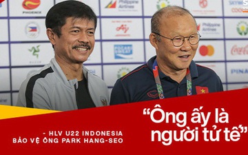 HLV U22 Indonesia bảo vệ ông Park Hang-seo sau tấm thẻ đỏ: "Ông ấy là người tử tế"
