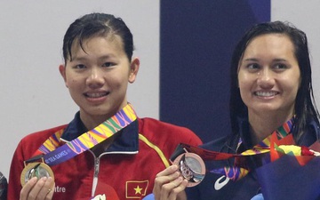 Vượt qua đối thủ mạnh đến từ Singapore, Ánh Viên mang về huy chương vàng thứ 5 tại SEA Games 30