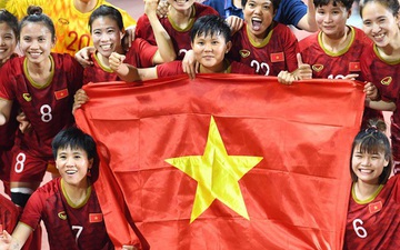 Các cô gái tuyển Việt Nam ăn mừng đầy cảm xúc sau khi đánh bại Thái Lan, khẳng định vị thế số 1 Đông Nam Á