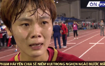 Nhận huy chương vàng SEA Games, nữ tuyển thủ Việt Nam bật khóc nghẹn ngào khi nghĩ về bà ngoại mới mất