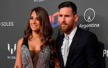Messi sang trọng trên thảm đỏ trong ngày ra mắt phim về sự nghiệp thi đấu