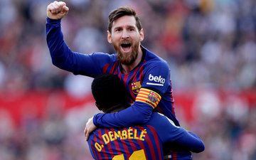 Messi từ tội đồ hóa người hùng, Barca thắng tưng bừng Sevilla 4-2
