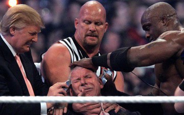 Có thể bạn chưa biết: Ông Donald Trump từng tham dự WWE, trực tiếp cạo đầu ông chủ quyền lực nhất làng vật biểu diễn
