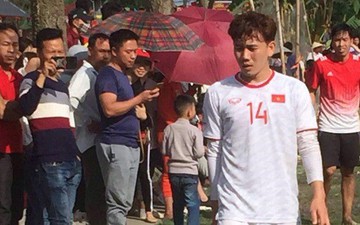 Minh Vương khai xuân bằng bàn thắng cho đội bóng quê hương