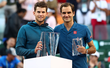 Federer bất ngờ thua ngược Thiem ở chung kết Indian Wells