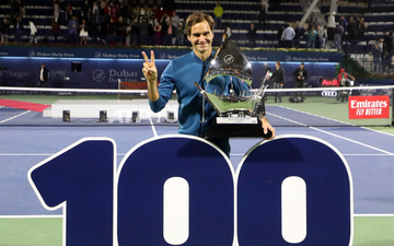 Federer chạm mốc 100 danh hiệu, trả nợ thành công "hot boy" làng quần vợt
