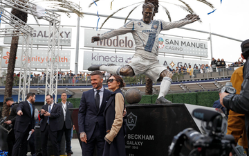 Bức tượng David Beckham chính thức được LA Galaxy trình làng