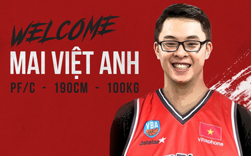 Thang Long Warriros chính thức bổ sung "big man" Mai Việt Anh tại VBA 2019