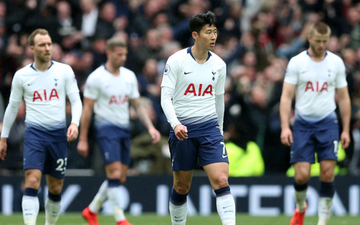 Son Heung-min lộ rõ thất vọng khi Tottenham bất ngờ bại trận và lỡ cơ hội tiến gần vé dự Champions League