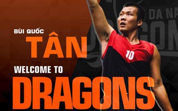 Bom tấn thứ hai đã nổ, Bùi Quốc Tân thi đấu cho Danang Dragons tại VBA 2019