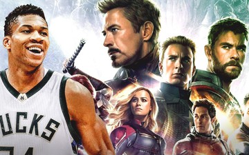 Giannis Antetokounmpo chia sẻ trải nghiệm vui khi đi xem "Avengers: Endgame"