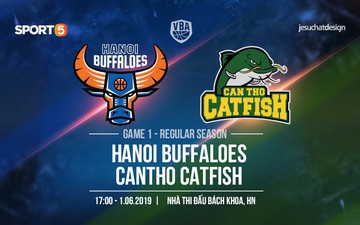 Hanoi Buffaloes vs Cantho Catfish (1/6): Lịch sử lặp lại?