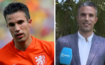 Tái xuất trở lại kể từ khi giải nghệ, cựu cầu thủ điển trai Van Persie khiến các fan ngỡ ngàng bởi diện mạo già nua nhanh chóng ở tuổi 35