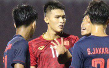 Cầu thủ U18 Việt Nam và U18 Thái Lan nóng nảy, đòi ăn thua đủ trong trận đấu nghẹt thở tại giải vô địch Đông Nam Á