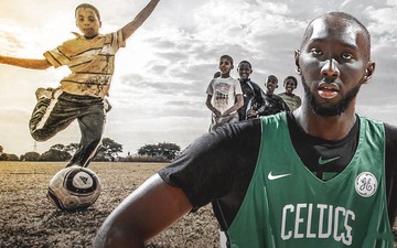 Tacko Fall chơi bóng đá để… nâng cao khả năng bóng rổ