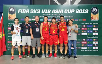 Toàn thắng ở vòng loại, tuyển Việt Nam ghi tên mình ở vòng bảng FIBA U18 3x3 Asia Cup