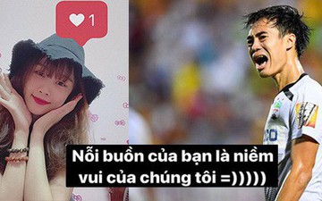 Văn Toàn bị bạn gái "troll" đau đớn sau khi để tuột chiến thắng trước Nam Định