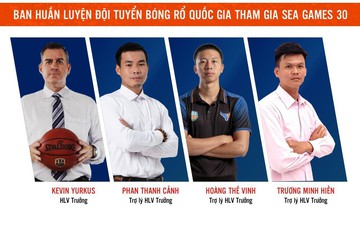 Liên đoàn Bóng rổ Việt Nam công bố thành phần ban huấn luyện đội tuyển quốc gia tham dự SEA Games 30