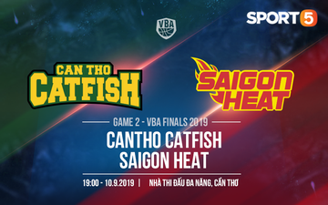 VBA Finals 2019 Game 2: Saigon Heat đứng trước khả năng trắng tay ngay tại sân nhà Cantho Catfish