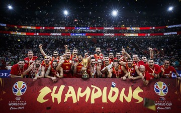 CHÙM ẢNH: Đội tuyển Tây Ban Nha đứng trên đỉnh cao danh vọng ở FIBA World Cup 2019