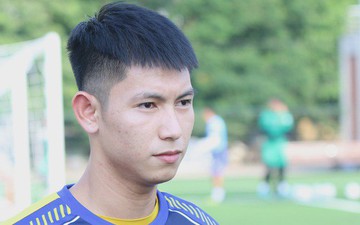 Tiền vệ Trọng Hùng (U22 Việt Nam): Tập luyện bên cạnh đội tuyển Quốc gia sẽ có thêm nhiều cảm hứng