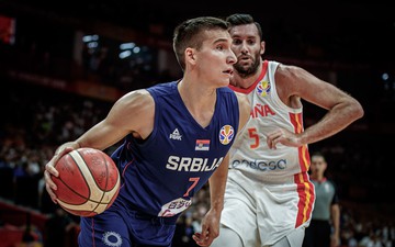 Bogdan Bogdanovic thừa nhận sức mạnh vượt trội của Tây Ban Nha so với Serbia tại FIBA World Cup 2019