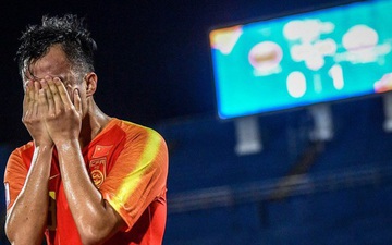 Cầu thủ Trung Quốc suy sụp, bật khóc nức nở sau VCK U23 châu Á tệ chưa từng có trong lịch sử