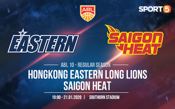 Tiếp tục thay thế ngoại binh, Saigon Heat đối mặt muôn vàn thử thách trong chuyến hành quân đến Honglong Eastern Long Lions