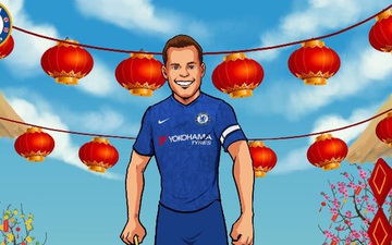 Các đội bóng lớn hàng đầu thế giới chúc Tết Canh Tý 2020: Sao Chelsea xách bánh chưng đi dạo phố, đồng đội Son Heung-min sang Việt Nam ăn cỗ với fan