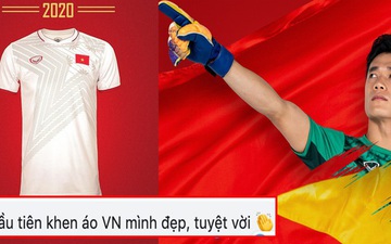 Fan trầm trồ ngắm áo đấu tuyển Việt Nam năm 2020 vừa ra mắt: "Lần đầu tiên thấy áo đẹp như vậy"