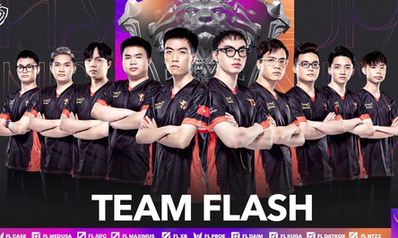 Team Flash chốt đội hình tham dự ĐTDV mùa Xuân 2022, trở thành đội tuyển có lực lượng đông đảo nhất