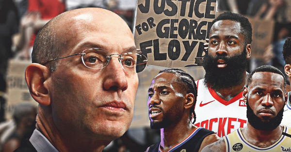 Đứng trước nguy cơ bạo động tăng cao, Ủy viên Adam Silver lên tiếng kêu gọi  các cầu thủ NBA hãy biểu tình trong ôn hòa