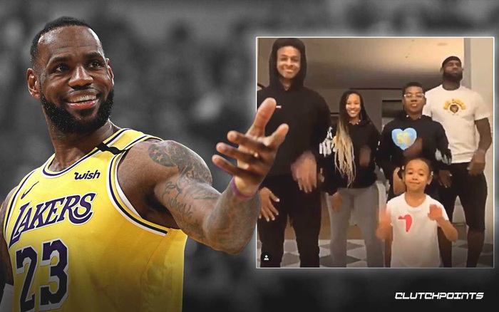 Ngôi sao bóng rổ LeBron James khiến cư dân mạng phát sốt vì clip nhảy siêu đáng yêu cùng gia đình, thiên thần 5 tuổi chiếm trọn spotlight